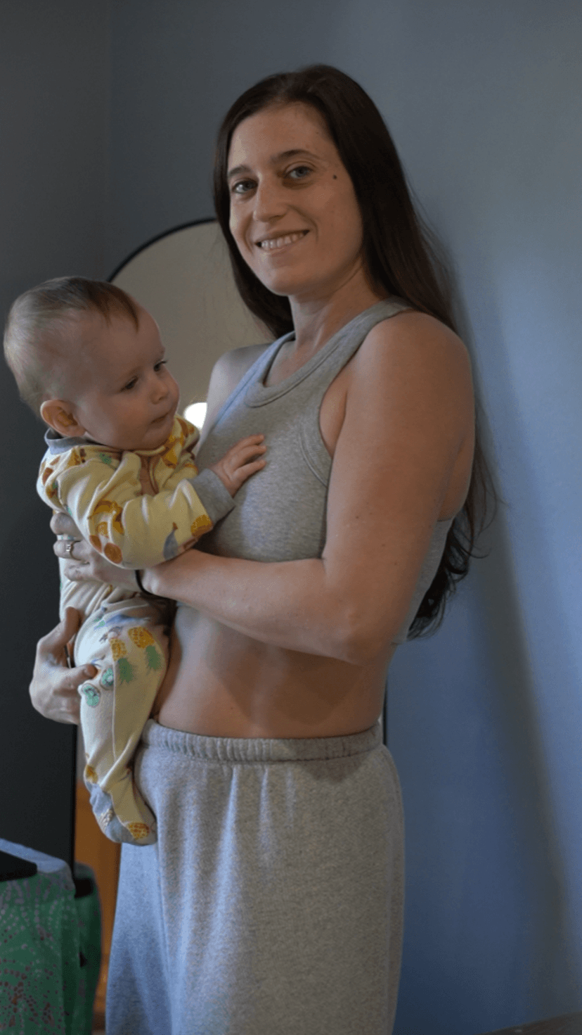 Rachel Walch with her son Jack