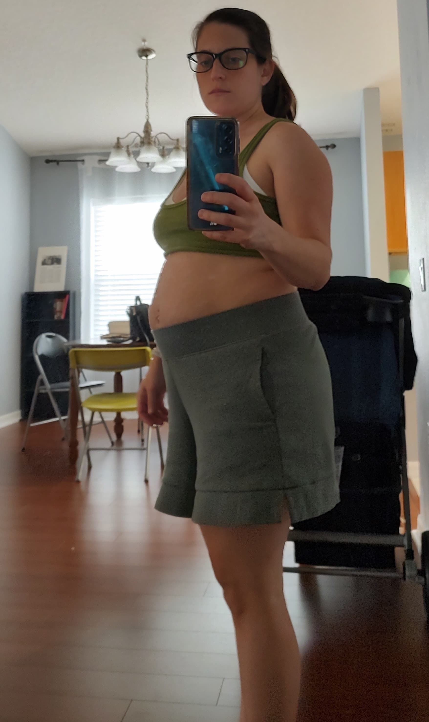 Rachel before - postpartum
